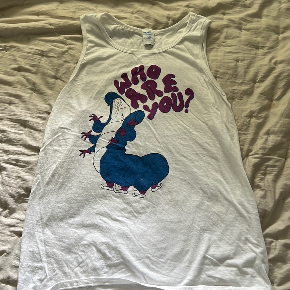 Disney’s Alice in Wonderland Caterpillar Who are you shirt